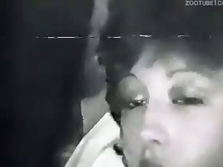 Vintage Woman Suck Dog Dick
