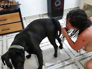 Girl Get Licked By Dog Porn
